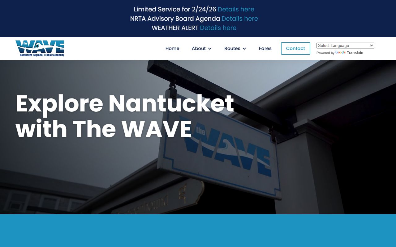 Nantucket Regional Transit Authority bus service helping residents reach Nantucket County family court records courthouse