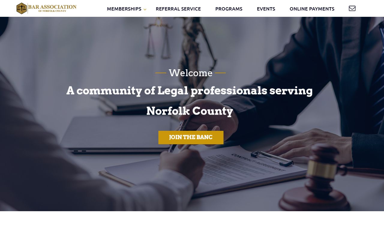 Norfolk Bar Association conciliation program for Norfolk County family court records cases
